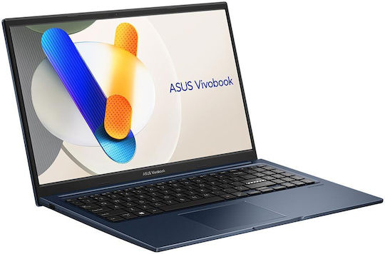 Asus Vivobook 15 X1504VA-BQ1099W 15.6" FHD (Ядро i7-1355U/16ГБ/1000ГБ SSD/W11 Home) Тихо синьо (US Клавиатура)