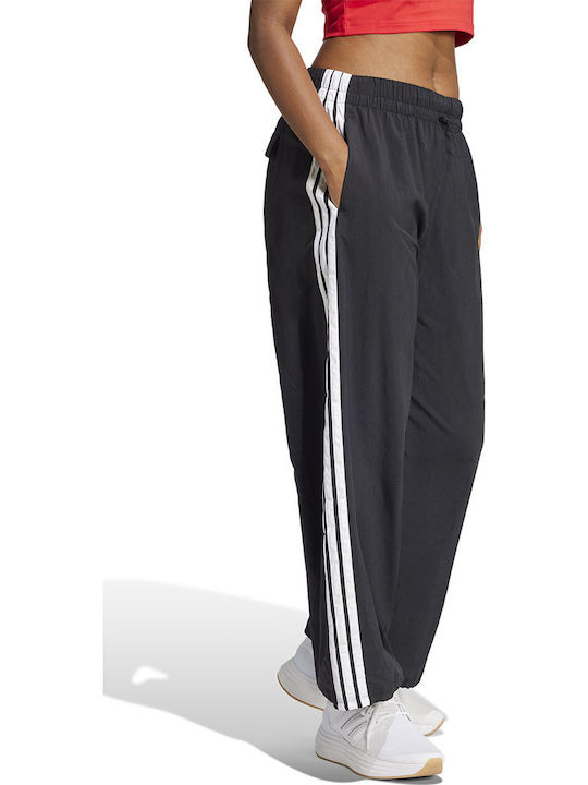 Essentials 3-Stripes Sweatpants Wide Black