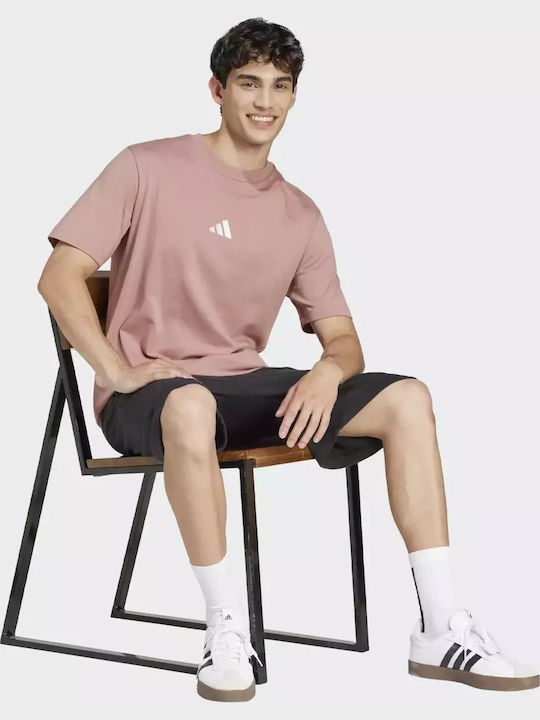 Essentials Big Logo French Terry Men's Shorts Black