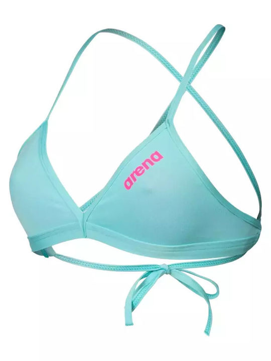 Triangle Bikini Top Light Blue