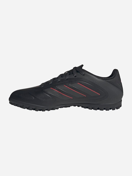 adidas Pure 3 TF Niedrig Fußballschuhe mit geformten Stollen Schwarz