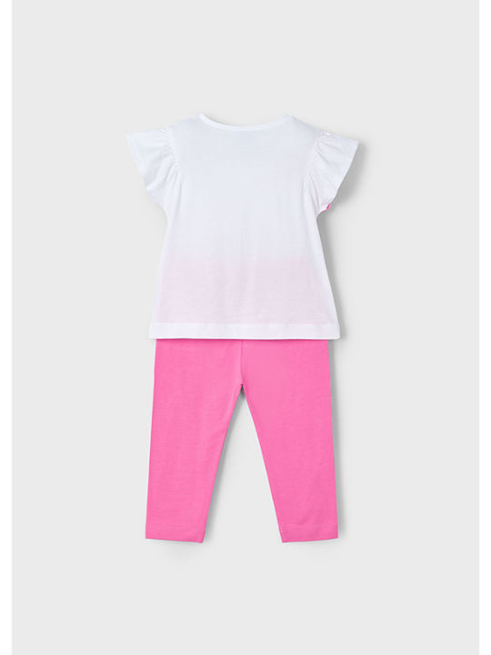 Set pentru copii cu colanți Vară 2buc Pink