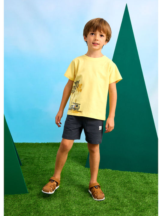 Kids' Set with Shorts Summer 3pcs Yellow