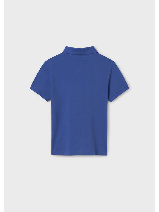 Mayoral Children's Polo Short Sleeve Blue