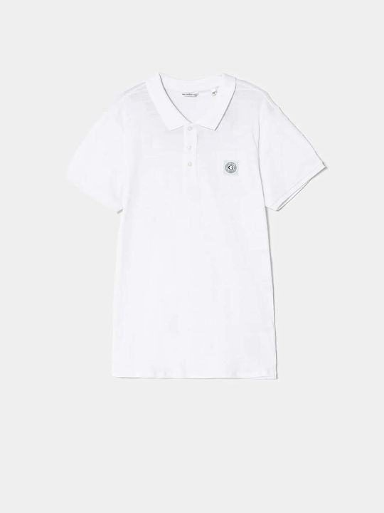 Guess Children's Polo Short Sleeve White