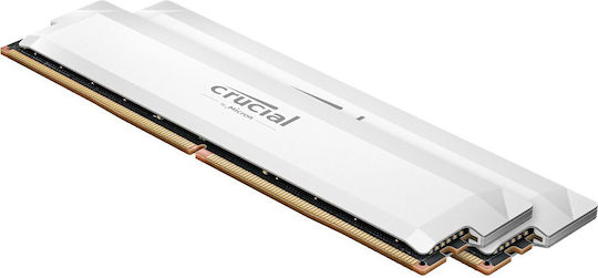 Crucial Pro 32GB DDR5 RAM cu 2 module (2x16GB) și Viteză 6400