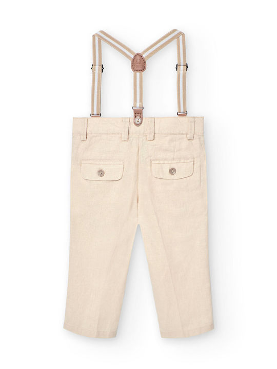 Boboli Kids' Pants Beige