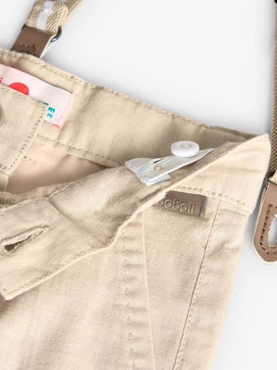 Kinder Schlaghose Leinen Beige
