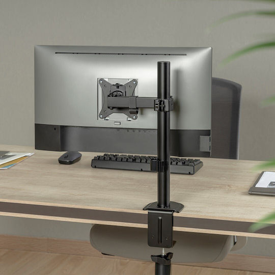 Maclean Energy MC-572N Stand Desk Mounted Monitor up to 32" with Arm