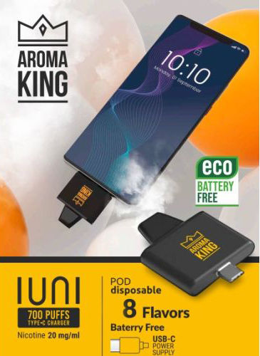 Aroma King Iuni Piesă De Schimb Pod 2ml Afine Pepene Galben