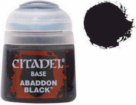 Citadel Χρώμα Μοντελισμού Abaddon Black 12ml