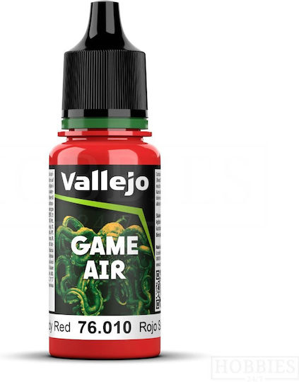 Acrylicos Vallejo Model Making Paint in Red color 18ml