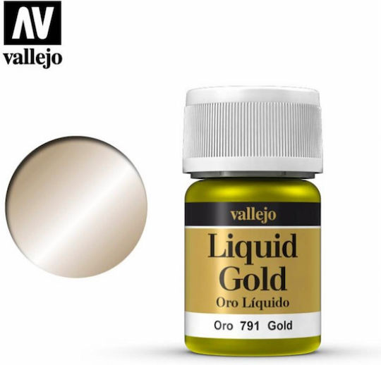 Acrylicos Vallejo Liquid Culoare Modelism Liquid Gold 35ml 70.791