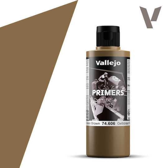 Surface Primer Acrylic-polyurethane Vallejo 200ml German Green Brown 74606