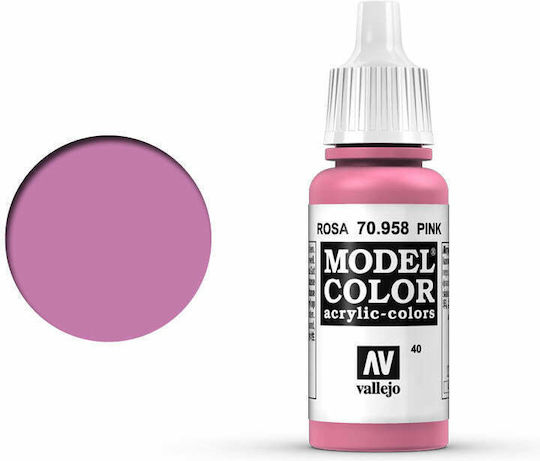 Acrylicos Vallejo Model Χρώμα Μοντελισμού Pink 17ml