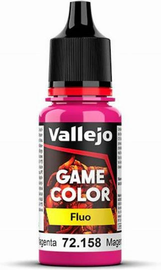 Acrylicos Vallejo Modellbau Farbe Fluorescent Magenta 18ml