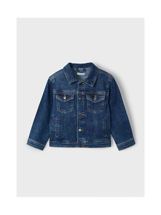 Mayoral Kids Denim Jacket Blue