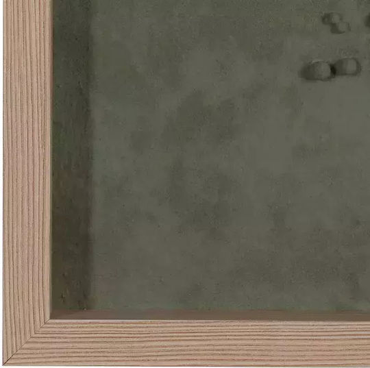Декоративен релефен зелен панел MDF 60x6x60 см