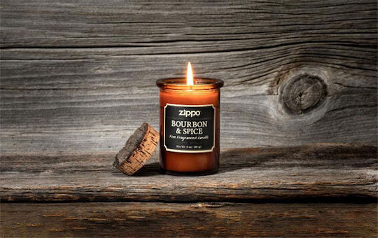 Zippo Aromatisches Kerze in Gefäß mit Parfüm Bourbon & Gewürz 141gr