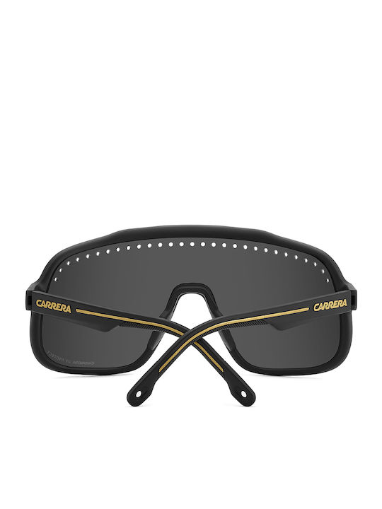 Carrera Unisex Γυαλιά Ηλίου με Μαύρο Κοκκάλινο Σκελετό και Γκρι Φακό SPORT 02/S I46/IR