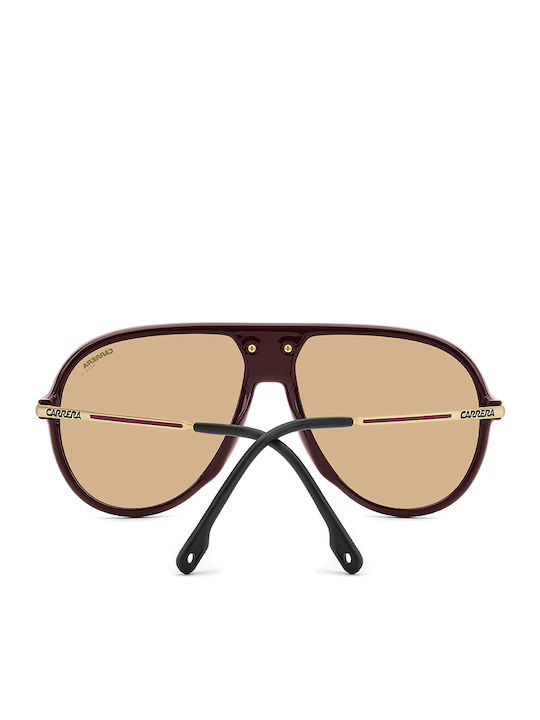 Carrera Sport Unisex Ochelari De Soare Cu Ramă Burgundă Și Lentile Gri 06/S LHF/N8