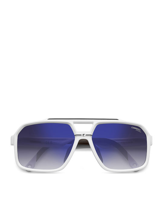 Carrera Sport Unisex Ochelari De Soare Cu Ramă Plastic / Acetat Albă Și Lentile Gri
