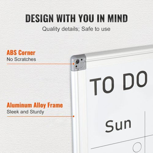 Vevor Magnetic Hanging Dry Erase Board 36x24cm