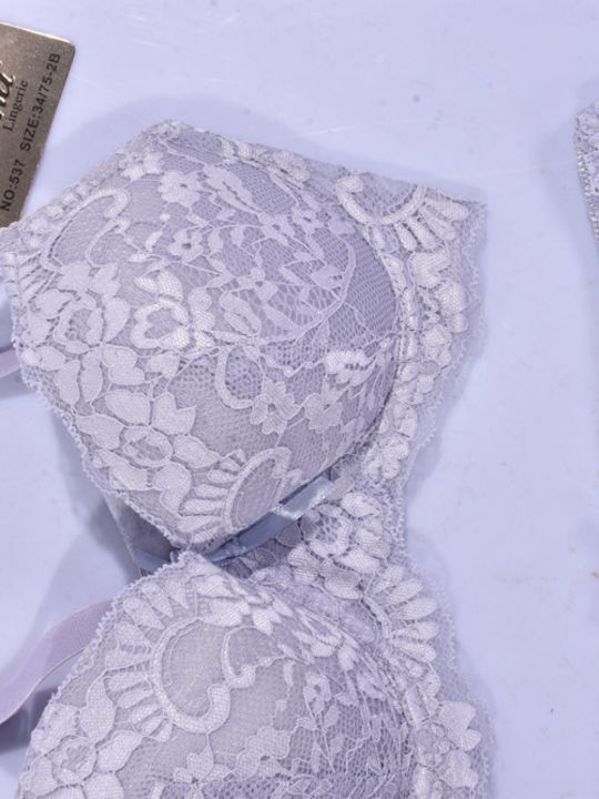 Raiden Unterwäsche-Set für Damen mit Schlupf Lila