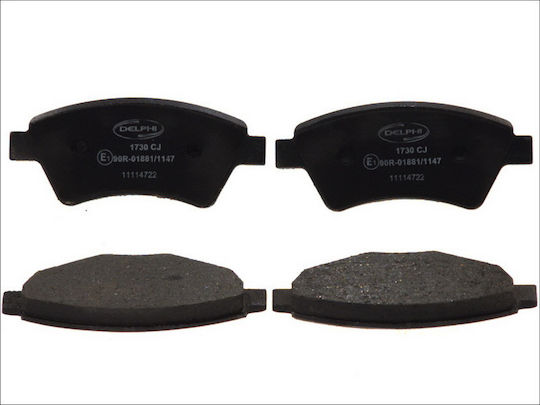 Delphi Σετ Τακάκια Πίσω για Ford Express Renault Grand Scenic / Kangoo / Express / Megane / Scenic