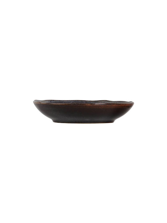 Porto Brasil Organic Titanium Πιάτο Βαθύ Κεραμικό Μπλε με Διάμετρο 21.5cm