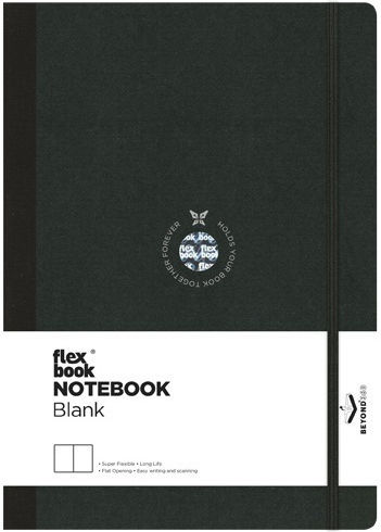 The Writing Fields Notebook with Blank Pages Gray