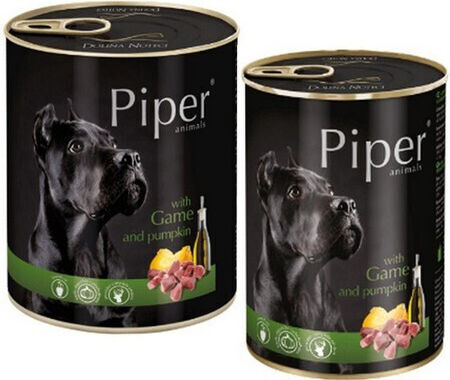 Dolina Noteci Piper Wet Food Dogs in Cans with Bushmeat, Pumpkin and Meat Grain-Free 800gr