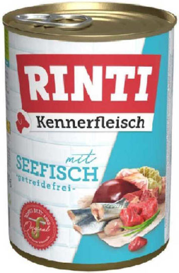 Rinti Wet Food Dogs in Cans with Fish 800gr