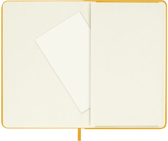 Moleskine Notebook Large 13x21 Silk Σημειωματάριο Bullet 240 Φύλλων Ριγέ με Σκληρό Εξώφυλλο και Λάστιχο Πορτοκαλί