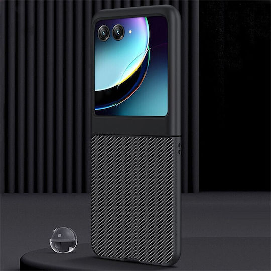 Carbon Fiber Back Cover Πλαστικό Μαύρο (Razr 40 Ultra)
