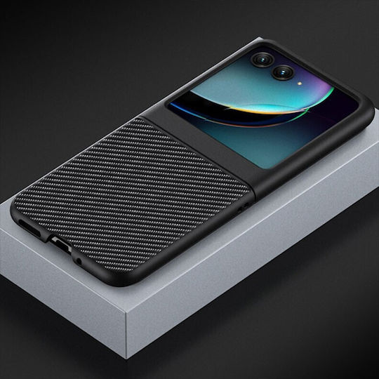 Carbon Fiber Back Cover Πλαστικό Μαύρο (Razr 40 Ultra)