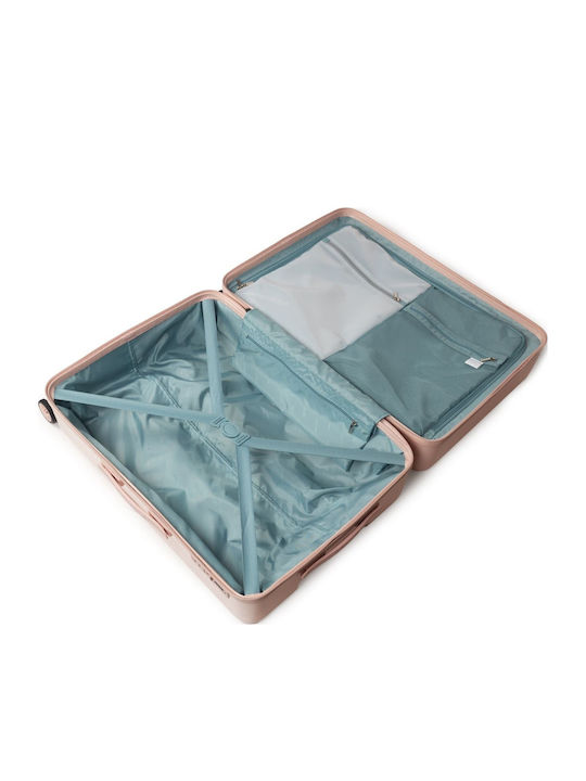 Newcom Large Pink Suitcase Newcom Large Pink Suitcase