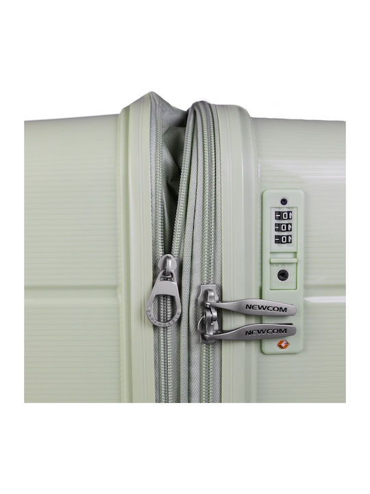 Newcom Reisekoffer Hartschalen Green mit 4 Räder Set 3Stück N1595