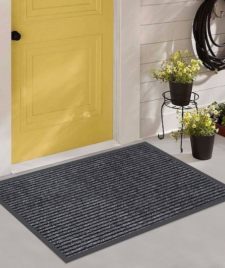 Home Use Πατάκι Εισόδου Γκρι 60x40εκ. HUH-0207 Γκρι