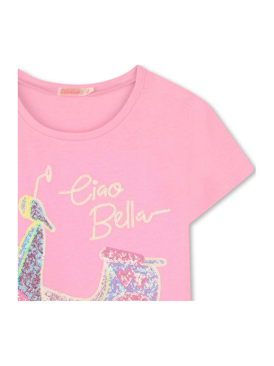 Kinder-T-Shirt Fuchsie