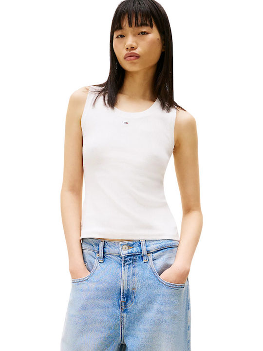 Essential Women's Blouse Cotton Sleeveless Ecru