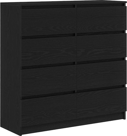 Sertar de Birou Negru 100x35x99cm