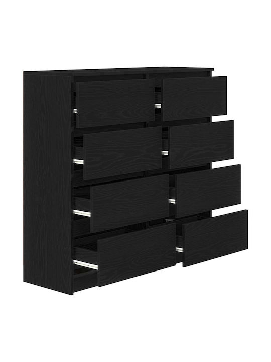 Sertar de Birou Negru 100x35x99cm