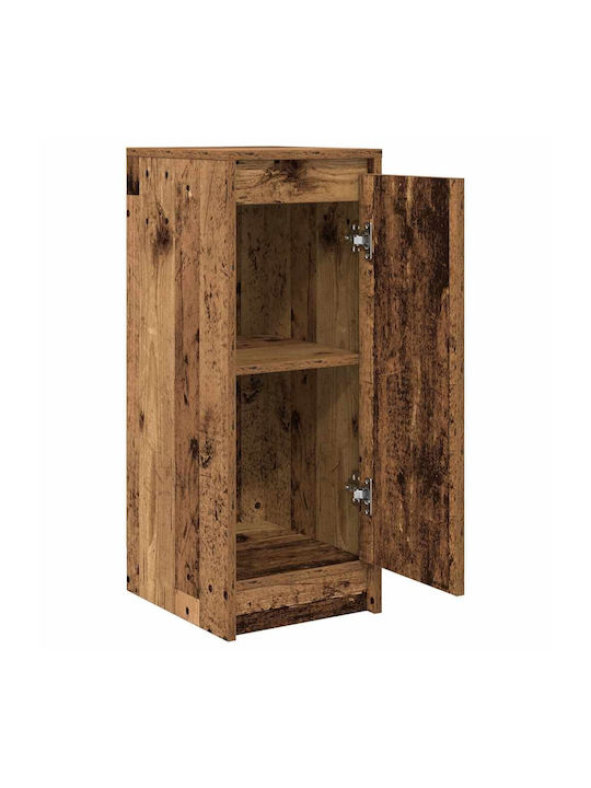 Sideboard Wooden with Drawers Brown 29.5x34x76cm