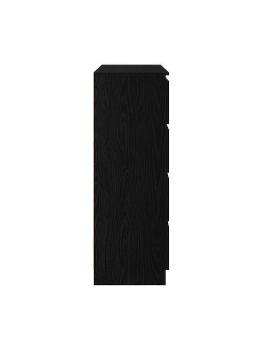Sertar de Birou Negru 100x35x99cm