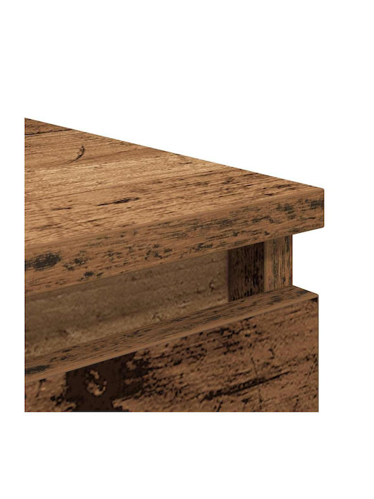 Office Storage Chipboard Cabinet Coffee L37.5xW35xH76cm