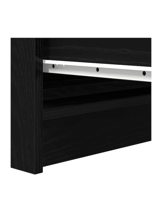 Sertar de Birou Negru 100x35x99cm