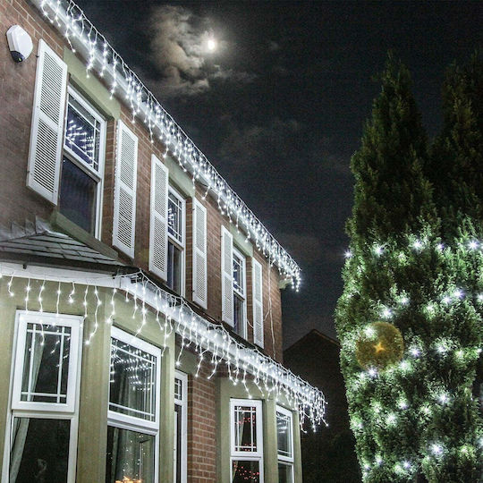 1200 Lichterketten LED 50m. Kaltes Weiß Typ Regen 1Stück