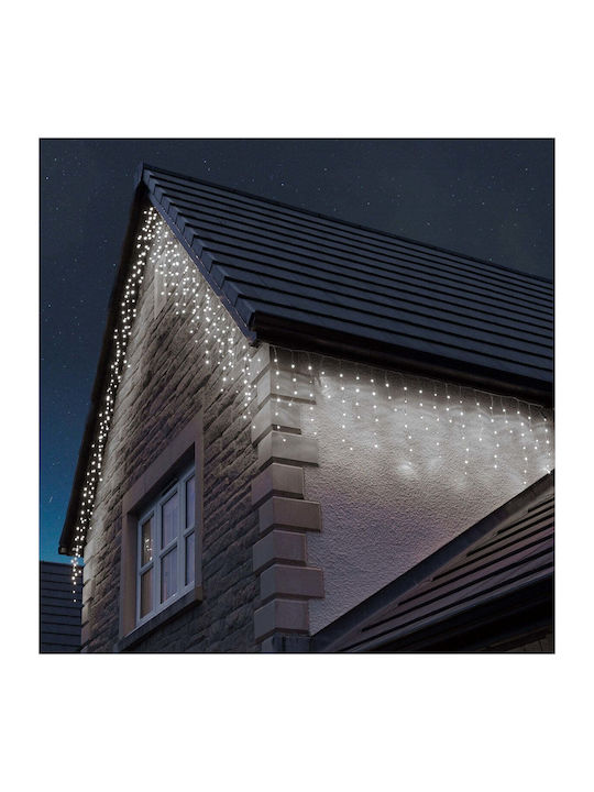 1200 Lichterketten LED 50m. Kaltes Weiß Typ Regen 1Stück