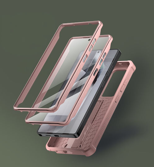 Dexnor 360 Full Cover Ροζ (Galaxy S25 Ultra)